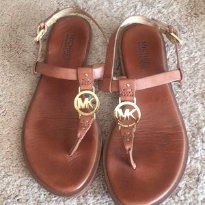 Michael Kors leather sandal
